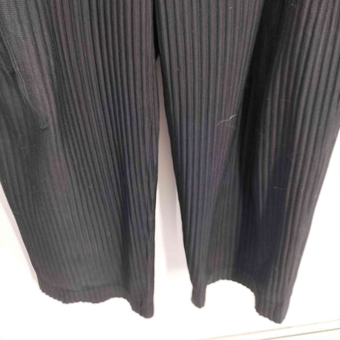 オムプリッセイッセイミヤケ HOMME PLISSE ISSEY MIYAKE 15AW  BASICS pleated pants ベーシックスプリーツパンツ レディース JPN:1